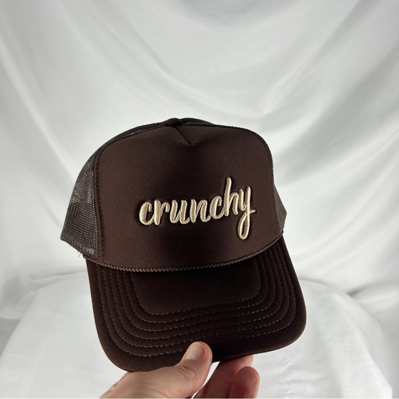 “CRUNCHY" Mesh Back Trucker Ball Cap Hat, Rodeo Collection - Picture 8 of 9